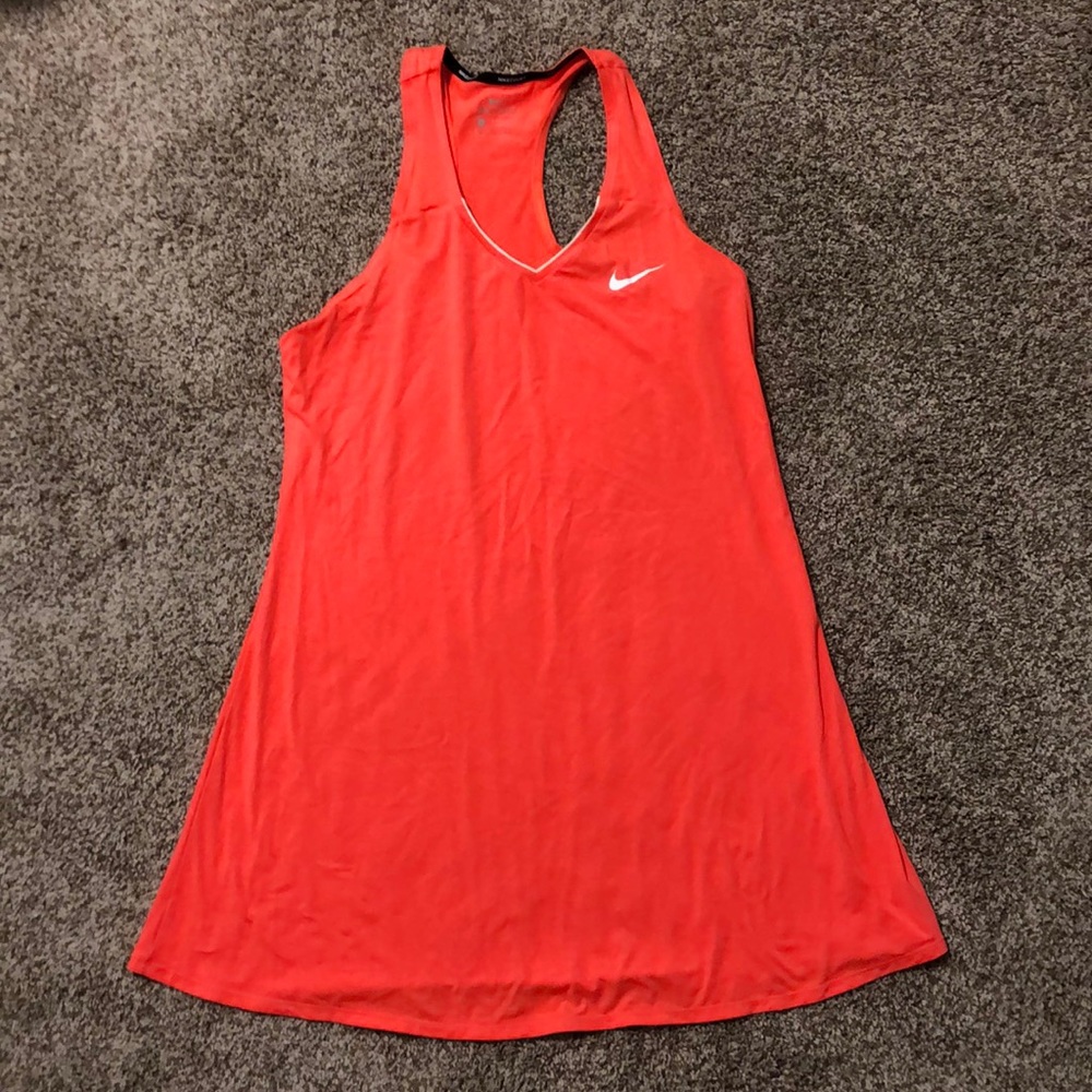 Neon Orange Tennis Dress